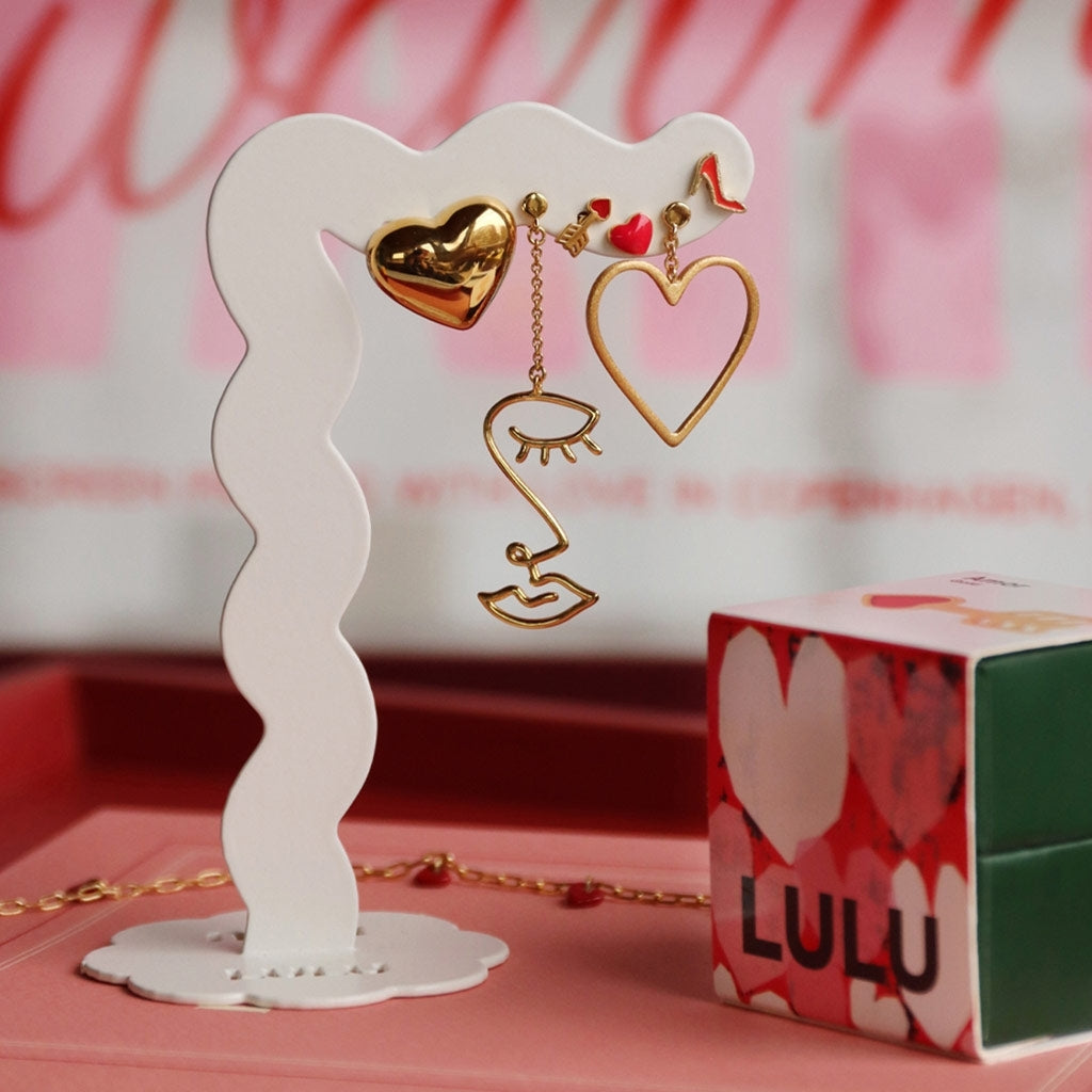 LULU Copenhagen Topping Long Woman ørering 1 stk Ear stud, 1 pcs Forgyldt