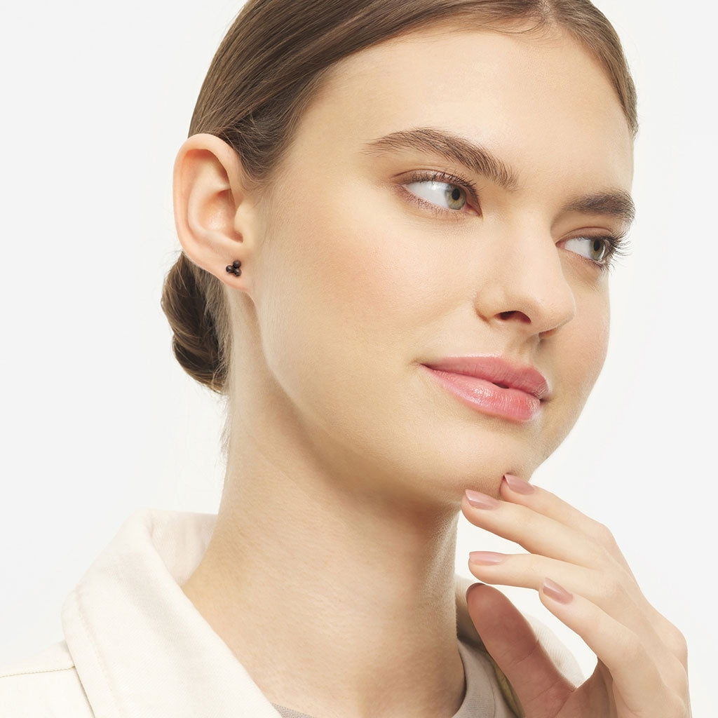LULU Copenhagen Trio ørering 1 stk Ear stud, 1 pcs Cocoa Powder