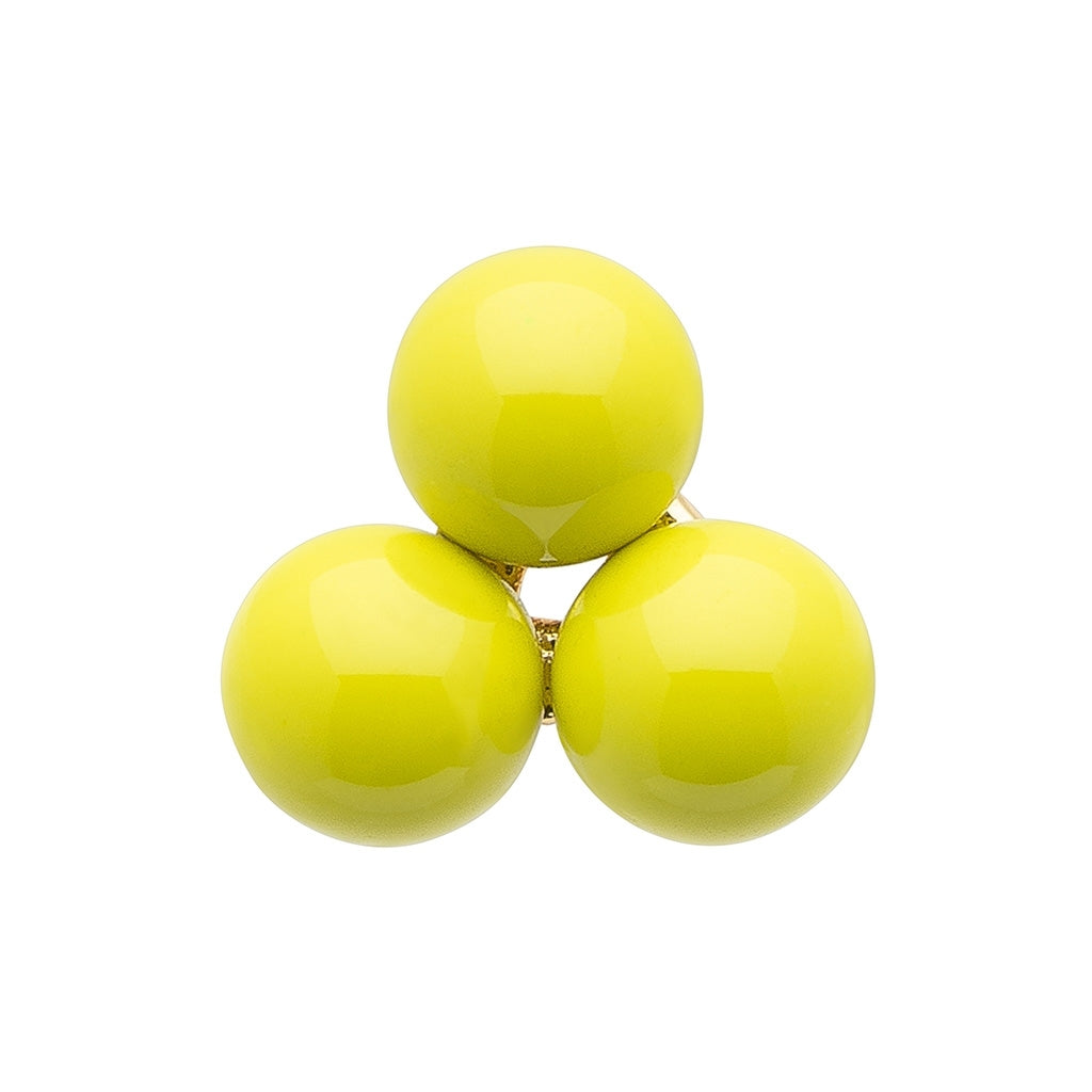 LULU Copenhagen Trio ørering 1 stk Ear stud, 1 pcs Wild Lime