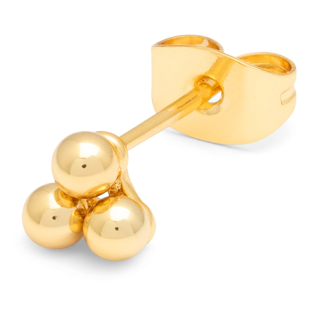 LULU Copenhagen Trio ørering 1 stk Ear stud, 1 pcs Forgyldt