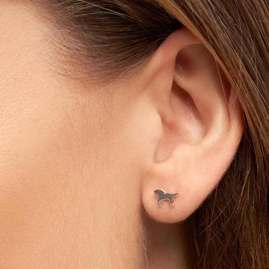 LULU Copenhagen Wild Horse ørering 1 stk Ear stud, 1 pcs Silver Plated