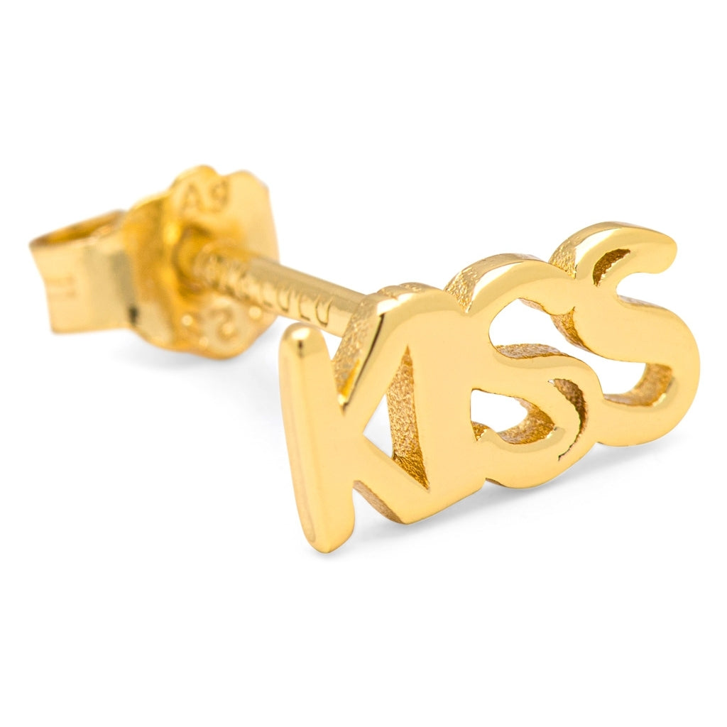 LULU Copenhagen Word Kiss ørering 1 stk Ear stud, 1 pcs Forgyldt