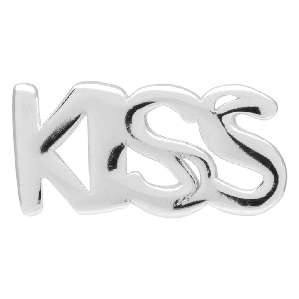 LULU Copenhagen Word Kiss ørering 1 stk Ear stud, 1 pcs Sølv