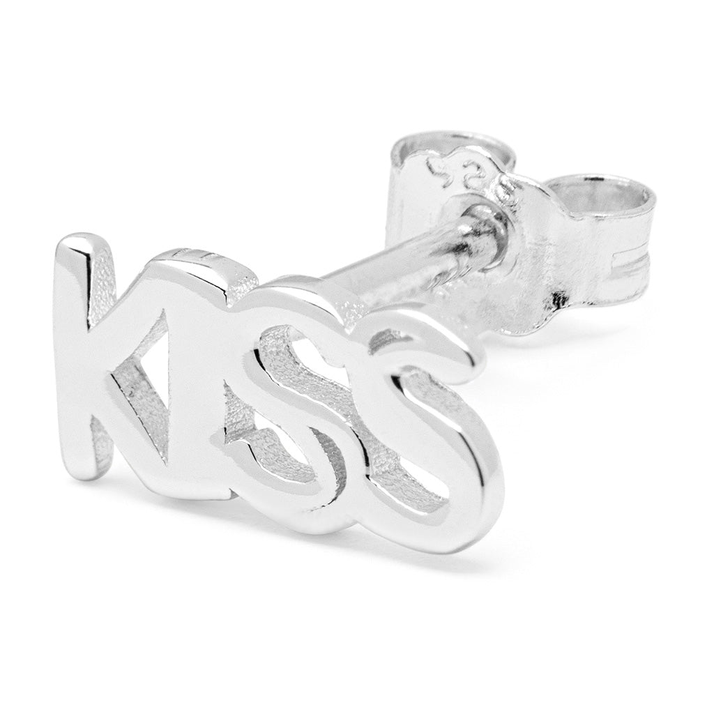 LULU Copenhagen Word Kiss ørering 1 stk Ear stud, 1 pcs Sølv