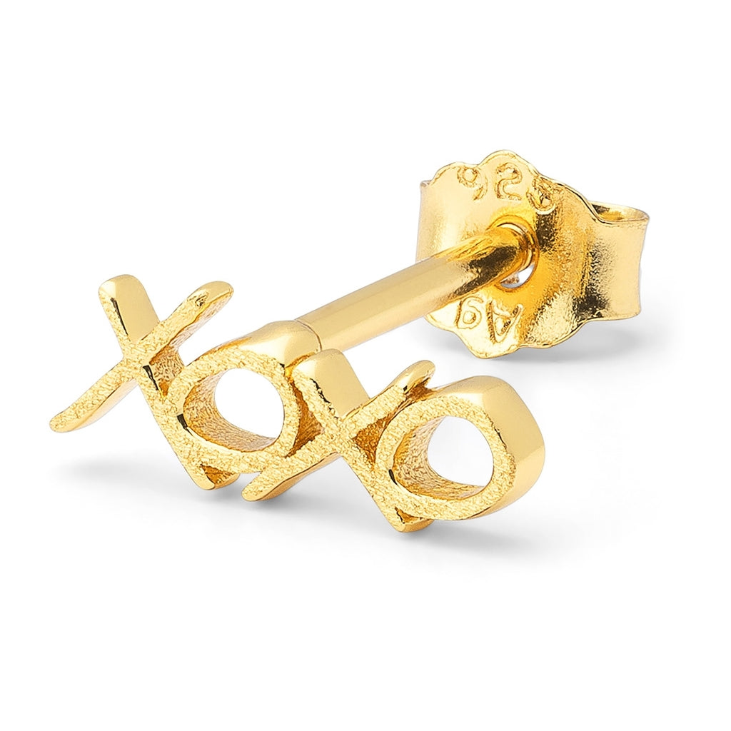 LULU Copenhagen XOXO 1 stk Ear stud, 1 pcs Forgyldt