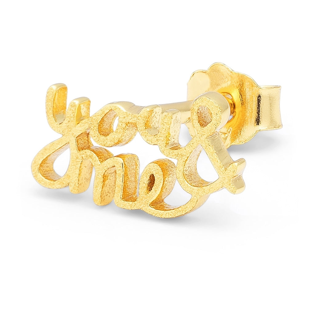 LULU Copenhagen You&Me 1 stk Ear stud, 1 pcs Forgyldt