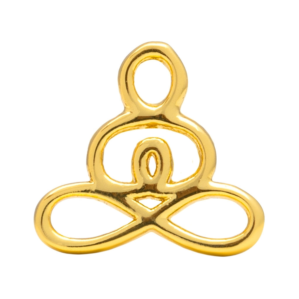 LULU Copenhagen Zen ørering 1 stk Ear stud, 1 pcs Forgyldt