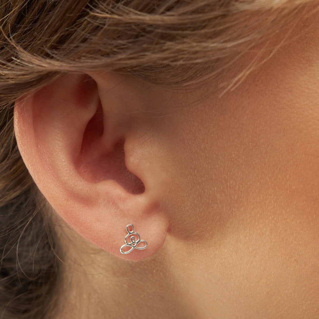LULU Copenhagen Zen ørering 1 stk Ear stud, 1 pcs Silver Plated