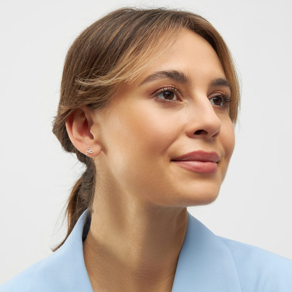 LULU Copenhagen Zen ørering 1 stk Ear stud, 1 pcs Silver Plated