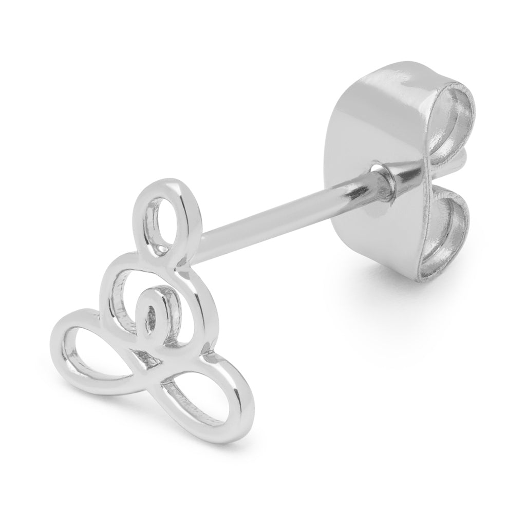 LULU Copenhagen Zen ørering 1 stk Ear stud, 1 pcs Silver Plated