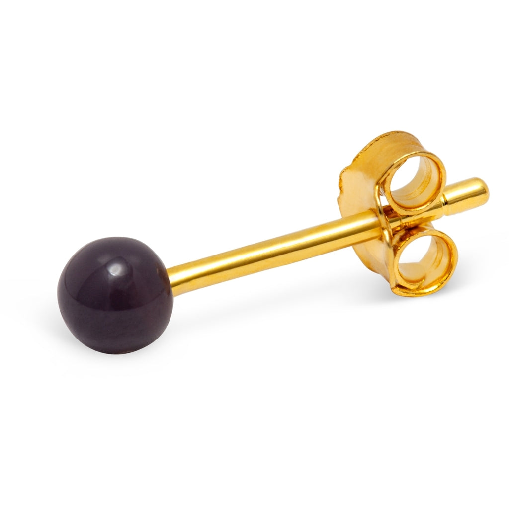 LULU Copenhagen Color Ball ørering 1 stk Ear stud, 1 pcs Inkwell