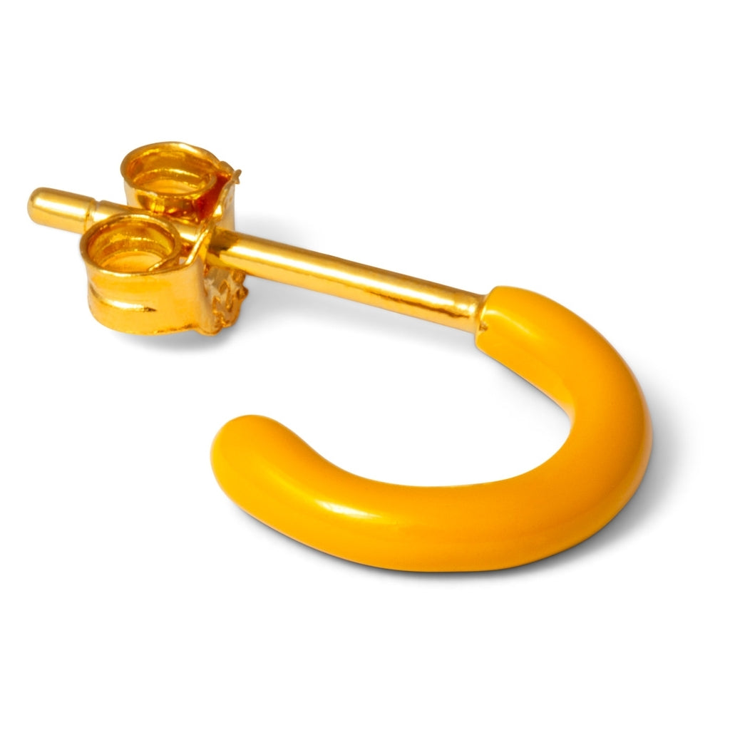 LULU Copenhagen Color Hoop 1 stk Hoops Gul