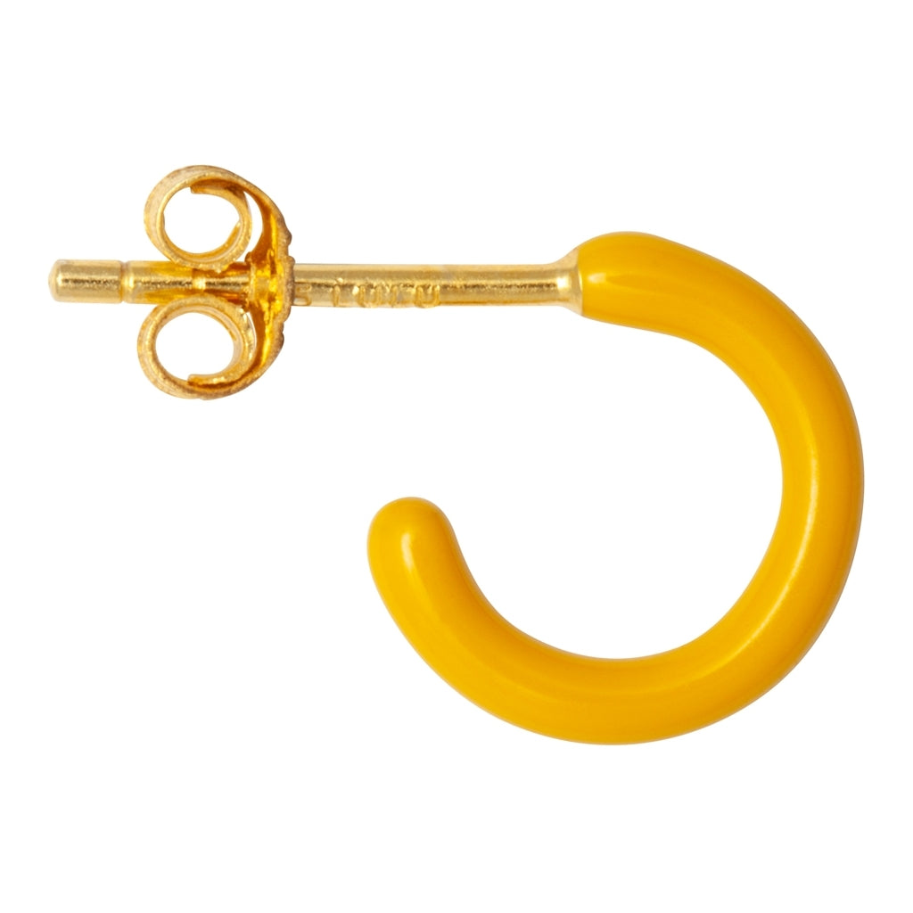 LULU Copenhagen Color Hoop 1 stk Hoops Gul