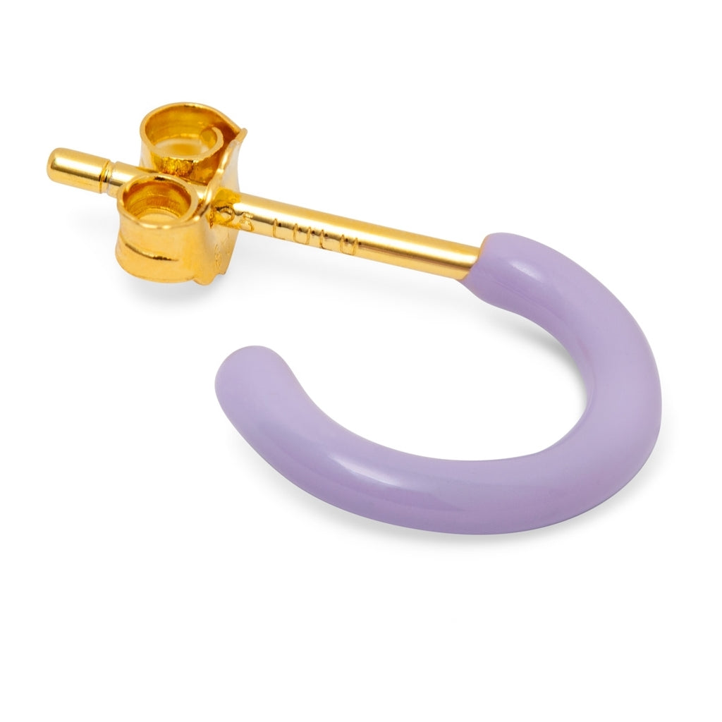 LULU Copenhagen Color Hoop 1 stk Hoops Lilla