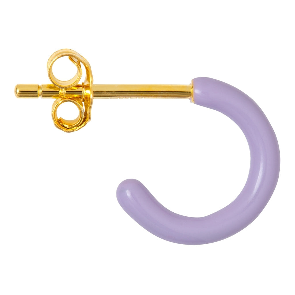 LULU Copenhagen Color Hoop 1 stk Hoops Lilla