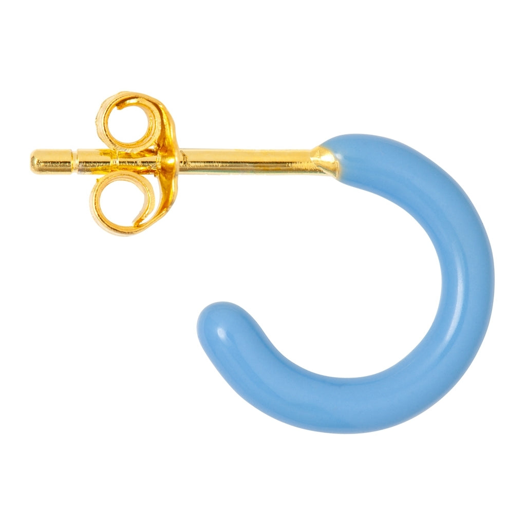 LULU Copenhagen Color Hoop 1 stk Hoops Lyseblå