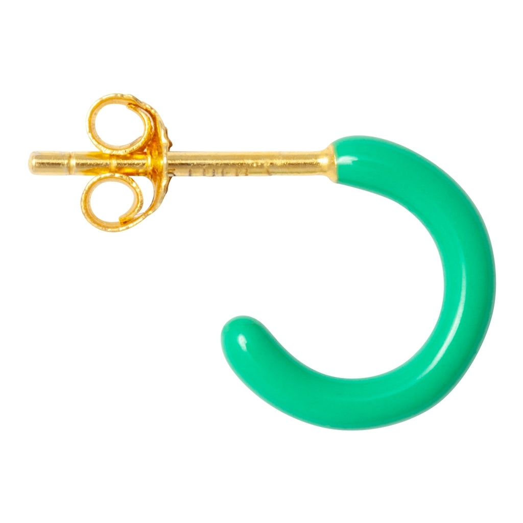 LULU Copenhagen Color Hoop 1 stk Hoops Lysegrøn