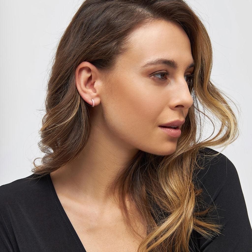 LULU Copenhagen Color Hoop 1 stk Hoops Lyserød