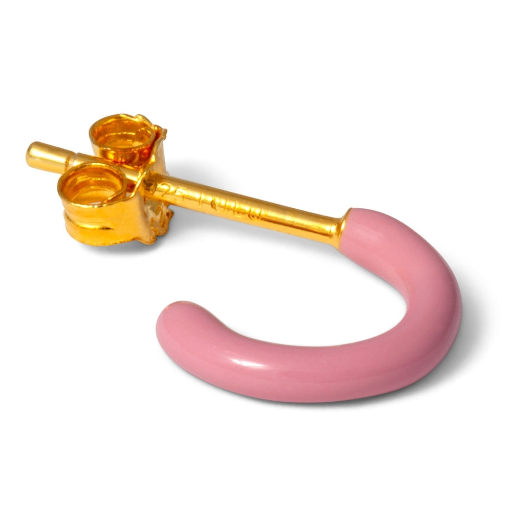 LULU Copenhagen Color Hoop 1 stk Hoops Lyserød