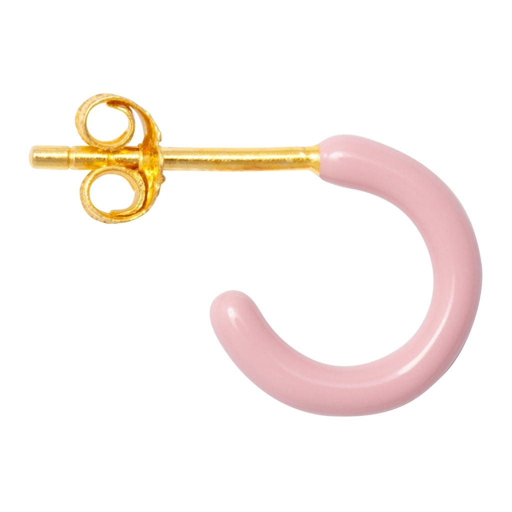 LULU Copenhagen Color Hoop 1 stk Hoops Lyserød