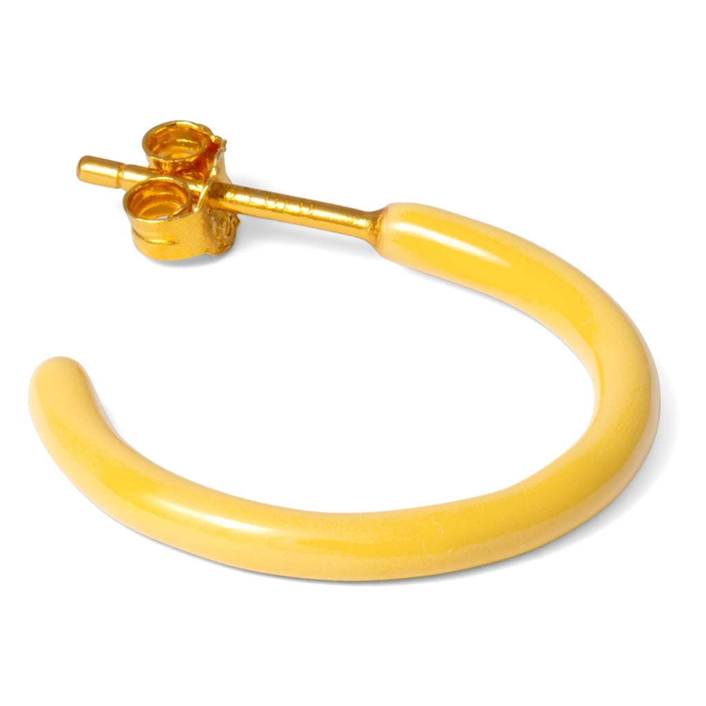 LULU Copenhagen Color Hoops Medium par Hoops Gul