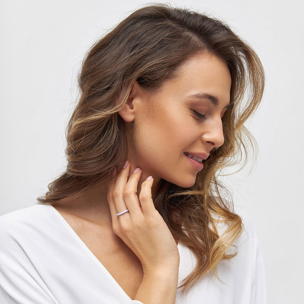 LULU Copenhagen Color Ring Rings Lilla