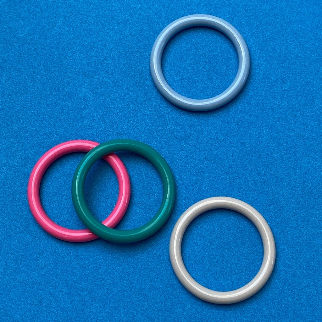 LULU Copenhagen Color Ring Rings Lyseblå