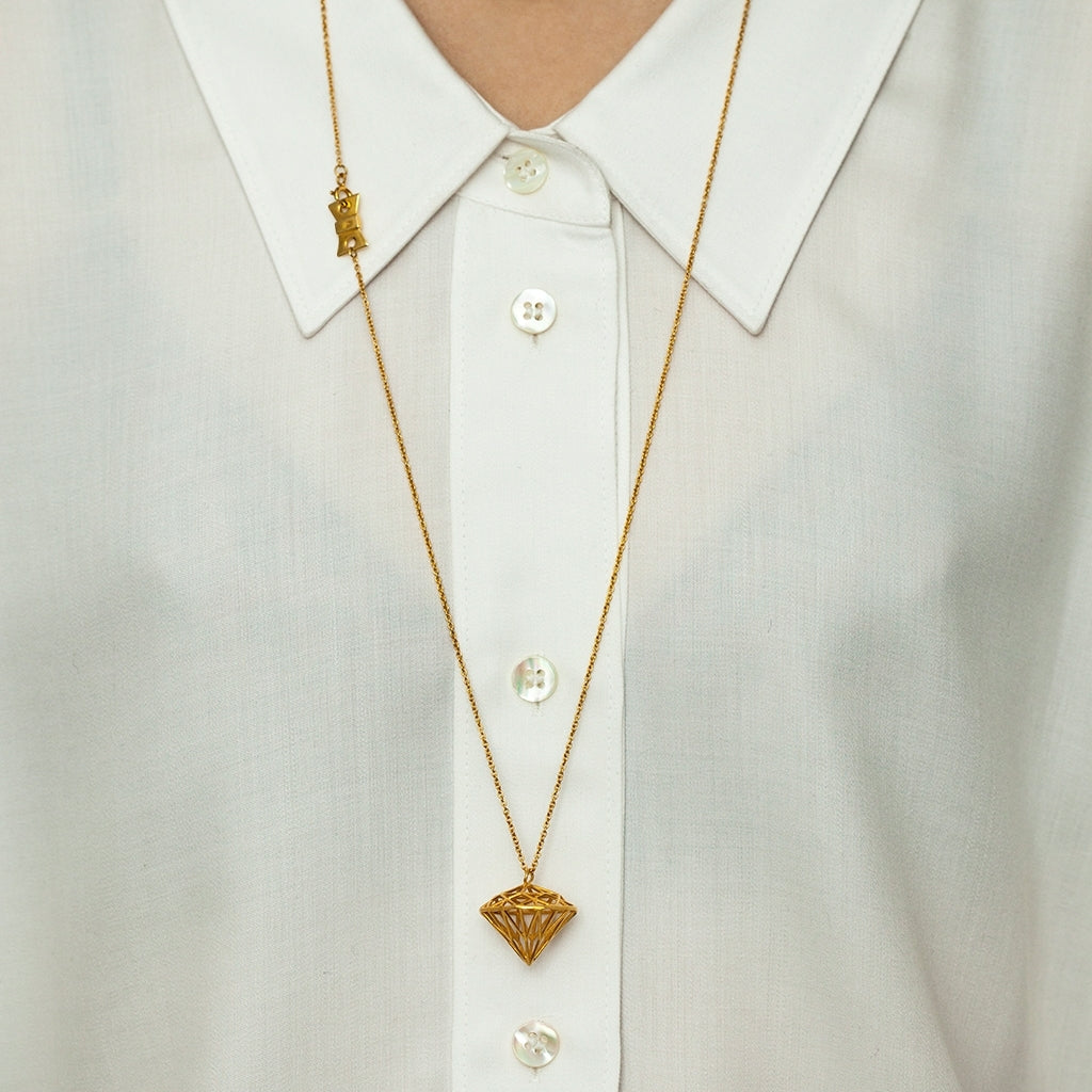 LULU Copenhagen Marilyn Halskæde Necklaces Forgyldt
