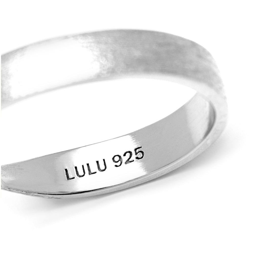 LULU Copenhagen 180 Ring børstet Rings Sølv