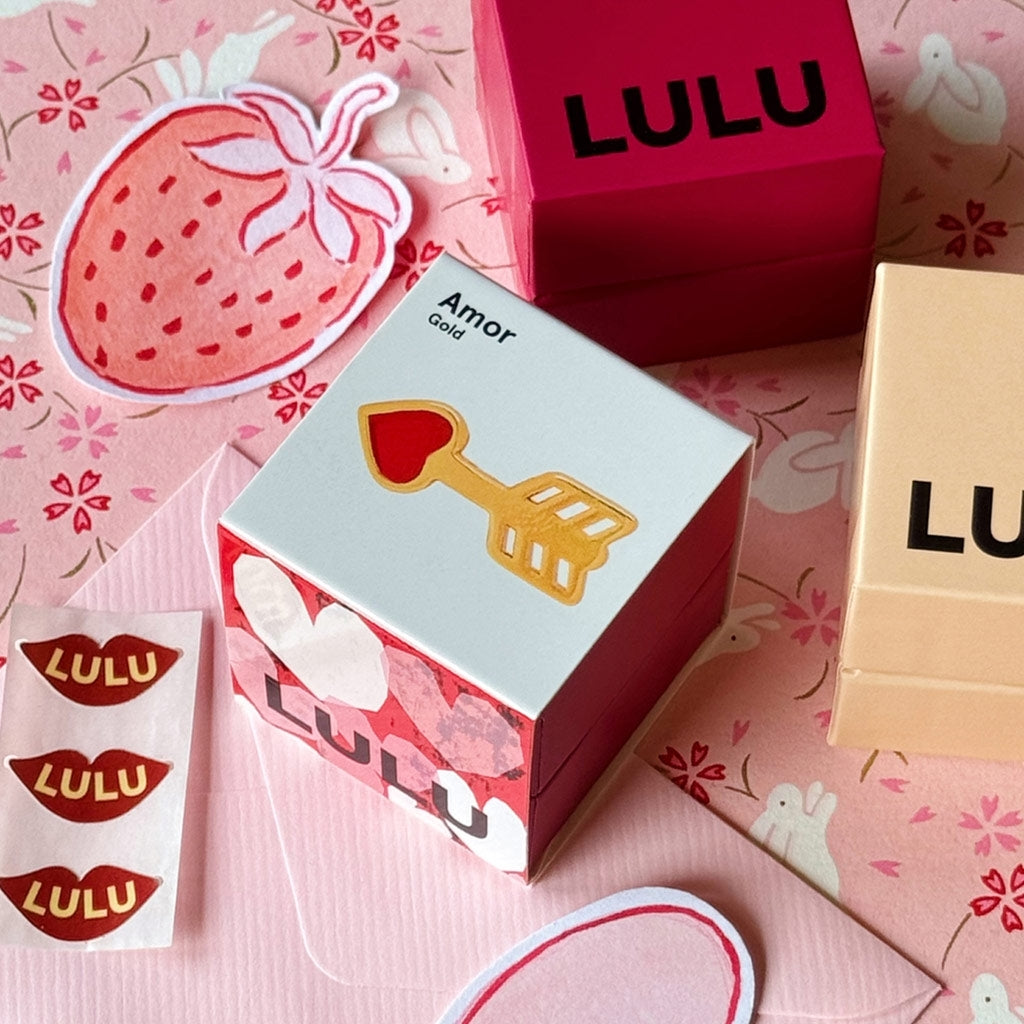 LULU Copenhagen Amor ørering 1 stk Ear stud, 1 pcs Forgyldt