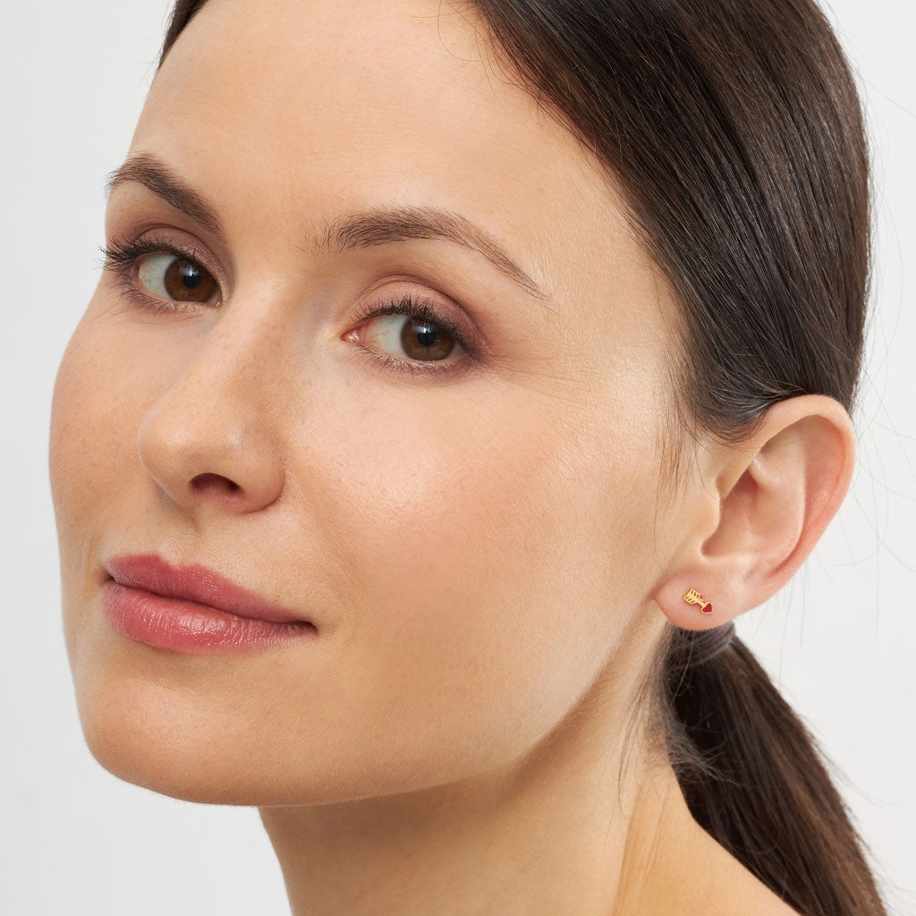 LULU Copenhagen Amor ørering 1 stk Ear stud, 1 pcs Forgyldt