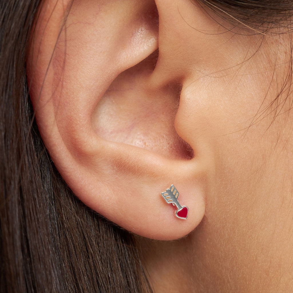 LULU Copenhagen Amor ørering 1 stk Ear stud, 1 pcs Sølv
