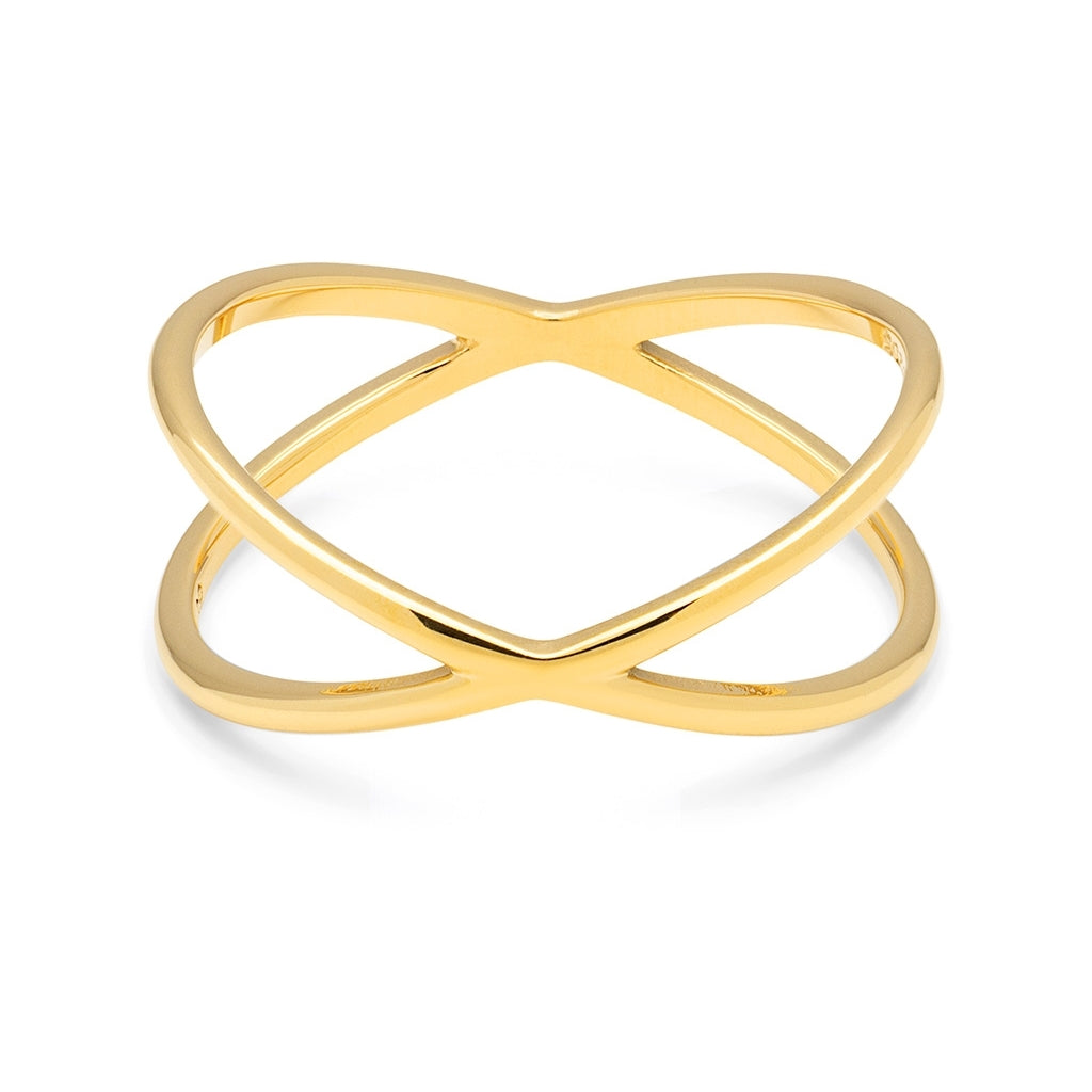 LULU Copenhagen Atom Ring - guld belagt Rings Forgyldt