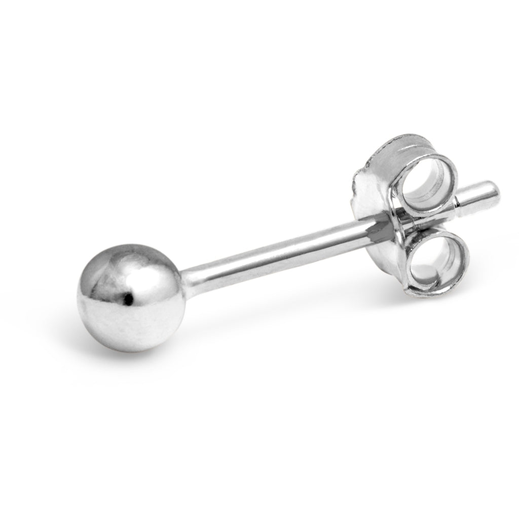 LULU Copenhagen Ball ørering 1 stk Ear stud, 1 pcs Sølv