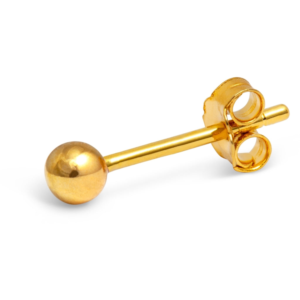 LULU Copenhagen Ball ørering 1 stk Ear stud, 1 pcs Forgyldt
