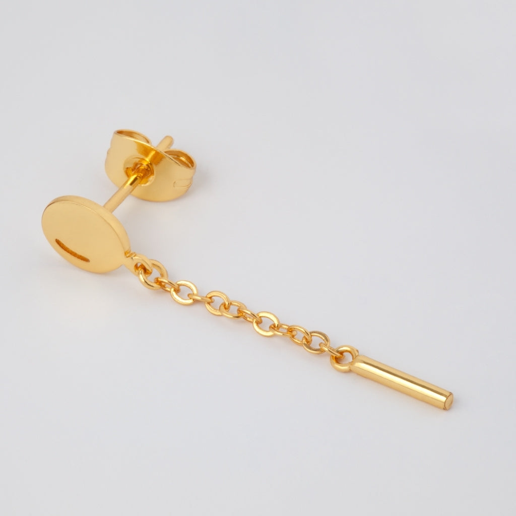LULU Copenhagen Balloon ørering 1 stk Ear stud, 1 pcs Forgyldt