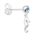 Beach Life ørering 1 stk. - Silver Plated