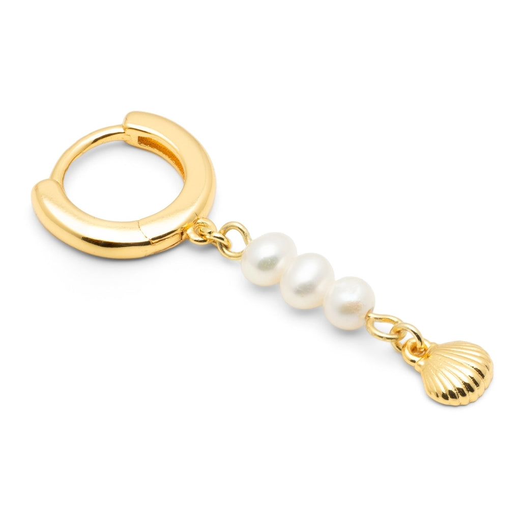 LULU Copenhagen Beach ørering 1 stk. Ear stud, 1 pcs Forgyldt