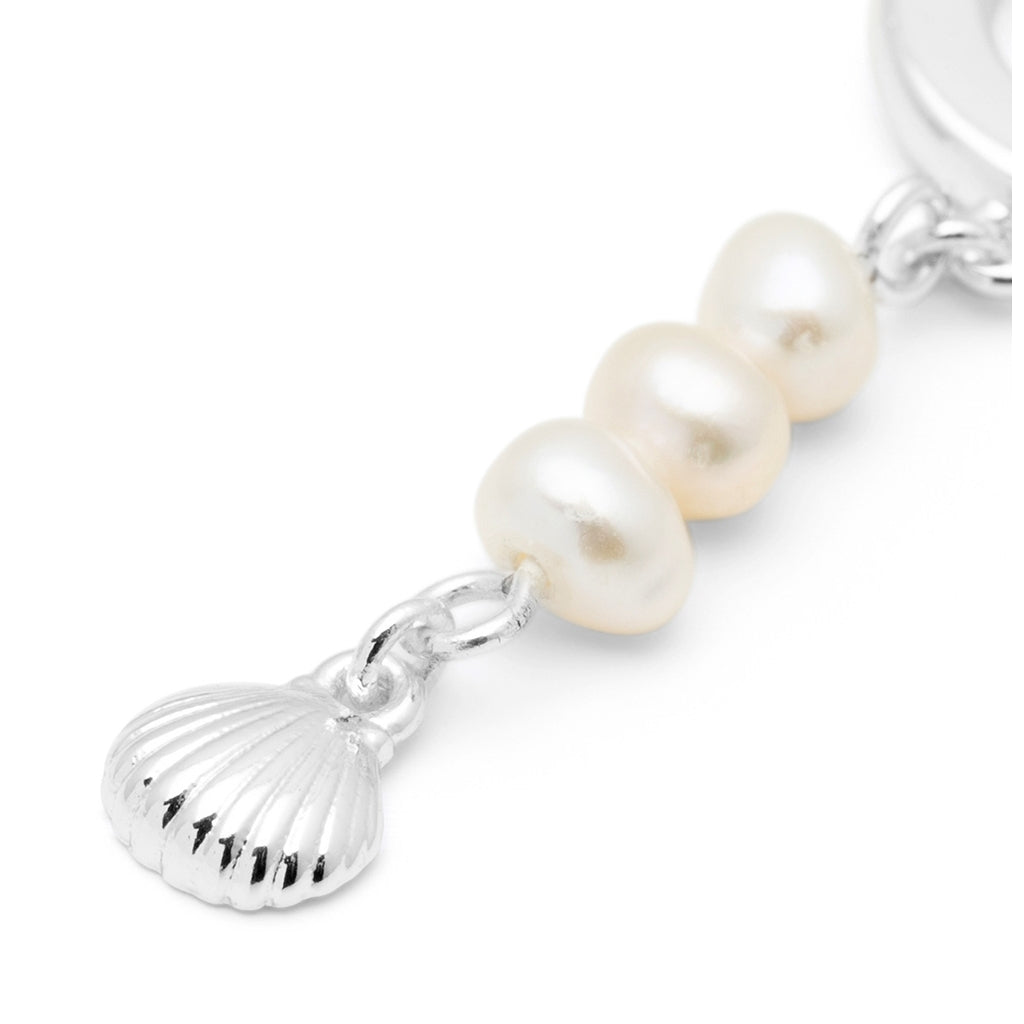 LULU Copenhagen Beach ørering 1 stk. Ear stud, 1 pcs Silver Plated
