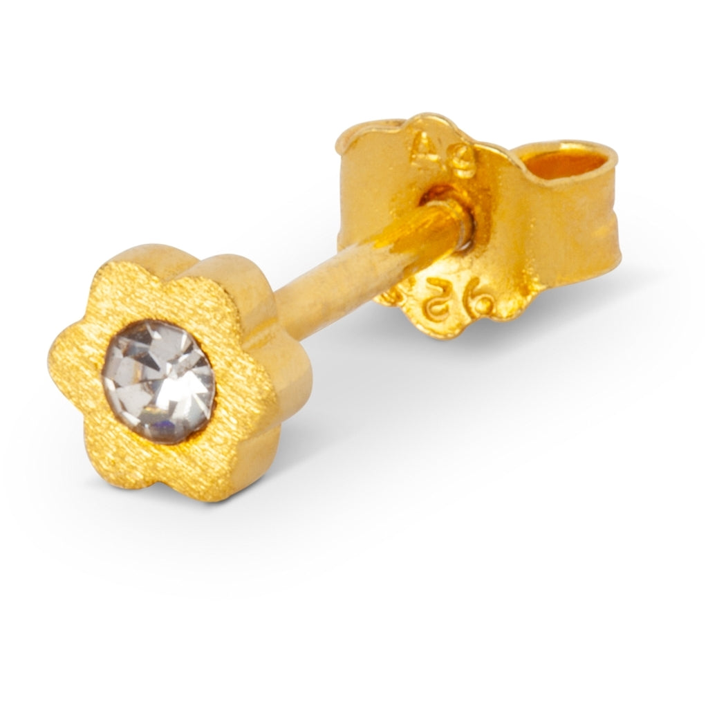 LULU Copenhagen Blomst ørering 1 stk Ear stud, 1 pcs Hvid