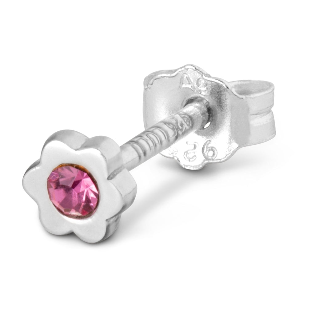 LULU Copenhagen Blomst Shiny 1 stk Ear stud, 1 pcs Pink