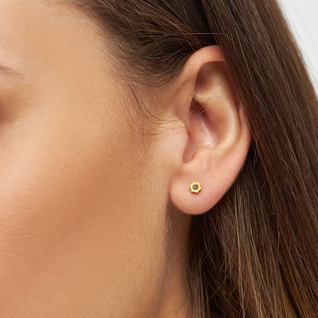 LULU Copenhagen Blomst ørering 1 stk Ear stud, 1 pcs