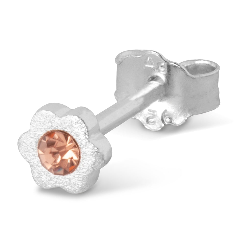 LULU Copenhagen Blomst ørering 1 stk Ear stud, 1 pcs Fersken
