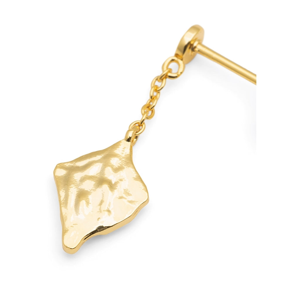 LULU Copenhagen Boheme Guld belagt ørering 1 stk Ear stud, 1 pcs Forgyldt