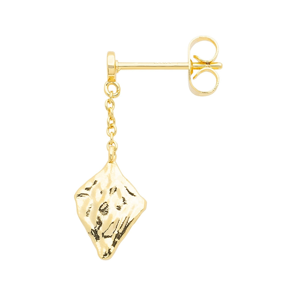 LULU Copenhagen Boheme Guld belagt ørering 1 stk Ear stud, 1 pcs Forgyldt