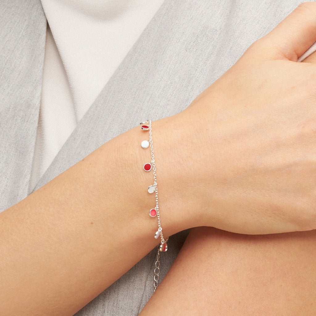 LULU Copenhagen Boho Armbånd Bracelets Passion Red