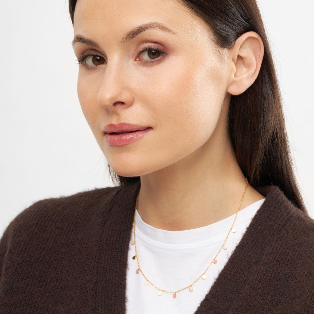 LULU Copenhagen Boho Halskæde Necklaces Lyserød