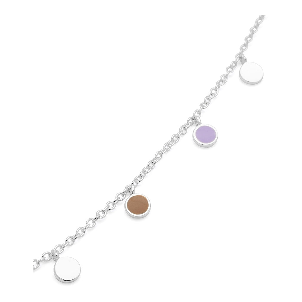 LULU Copenhagen Boho Halskæde Necklaces Mocha Mousse/Purple