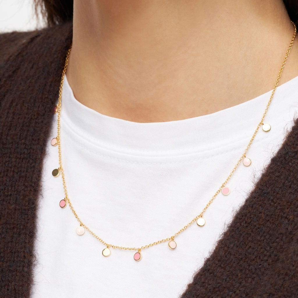 LULU Copenhagen Boho Necklace Necklaces Lyserød
