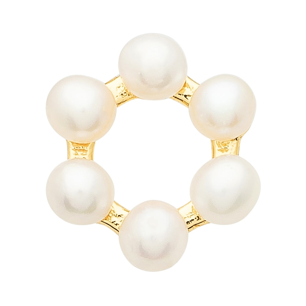 LULU Copenhagen Bouquet Circle earring 1 pcs Ear stud, 1 pcs Forgyldt